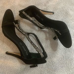 Aldo Black 3.5 inch Heels